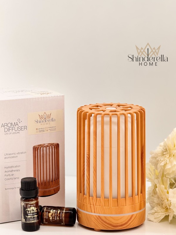 مبخرة الكترونية مع علبتين عطر