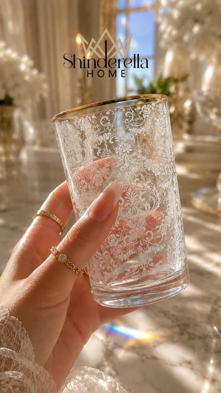 طقم كاسات مي كريستال MARLYN COLLECTION ✨