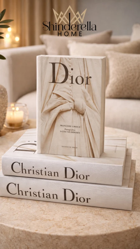 طقم كتب ديكور براند DIOR ✨