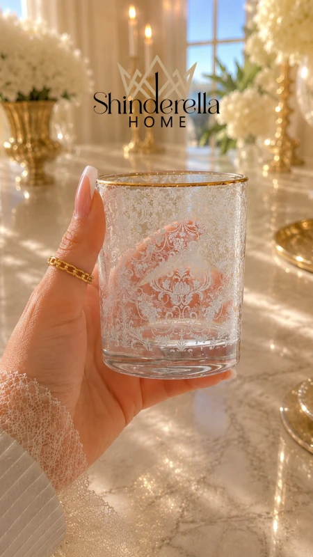 طقم كاسات عصير كريستال MARLYN COLLECTION ✨