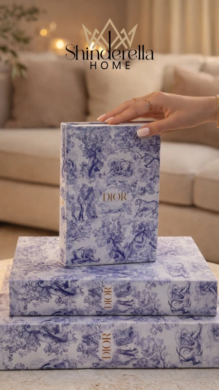 طقم كتب ديكور براند DIOR ✨